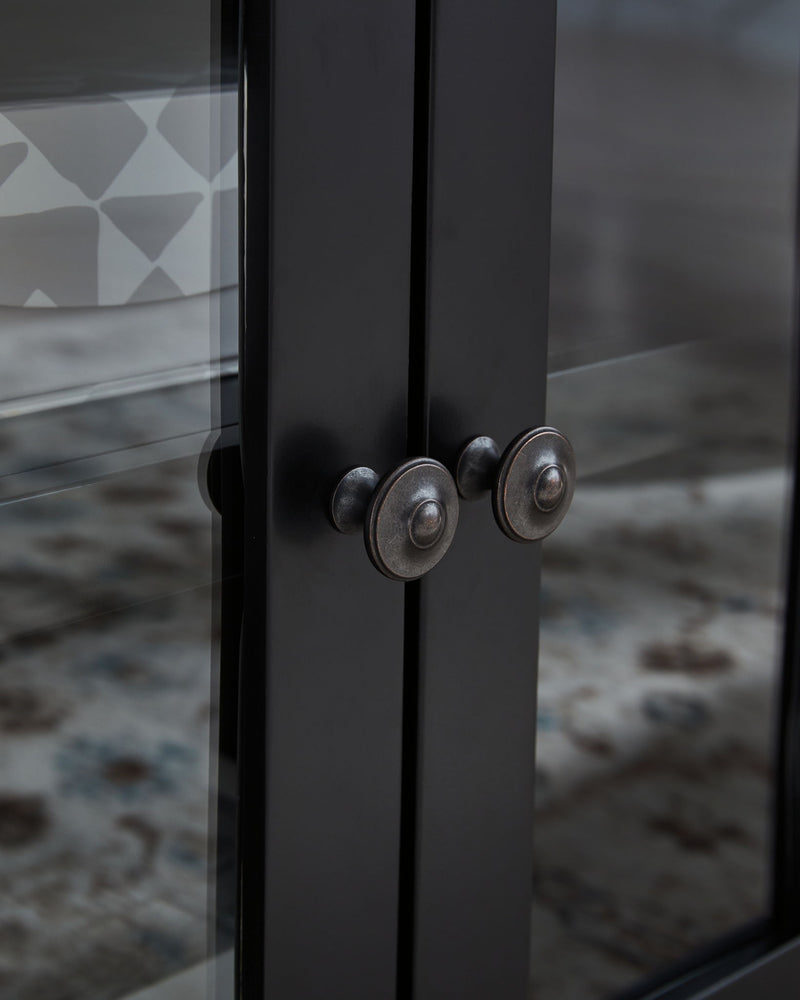 Wildenauer - XL TV Stand With Fireplace Option - Brown / Black