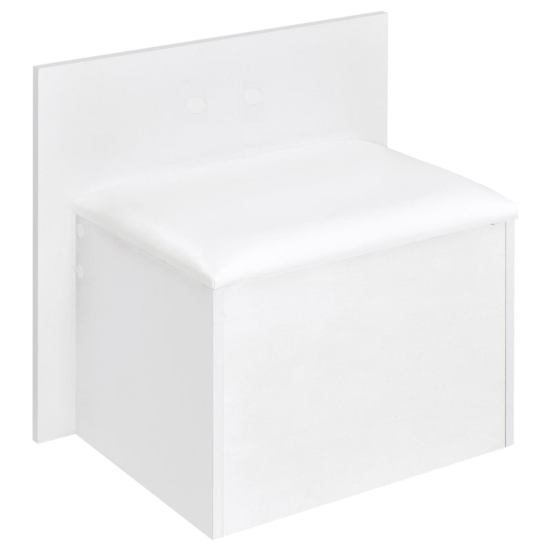 Kerr - 2 Drawer Makeup Vanity Table With Mirror And Stool