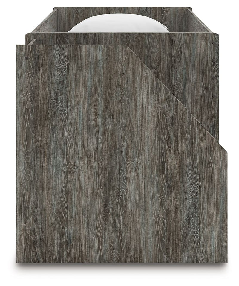 Frandern - Twin Over Twin Loft Bed - Gray