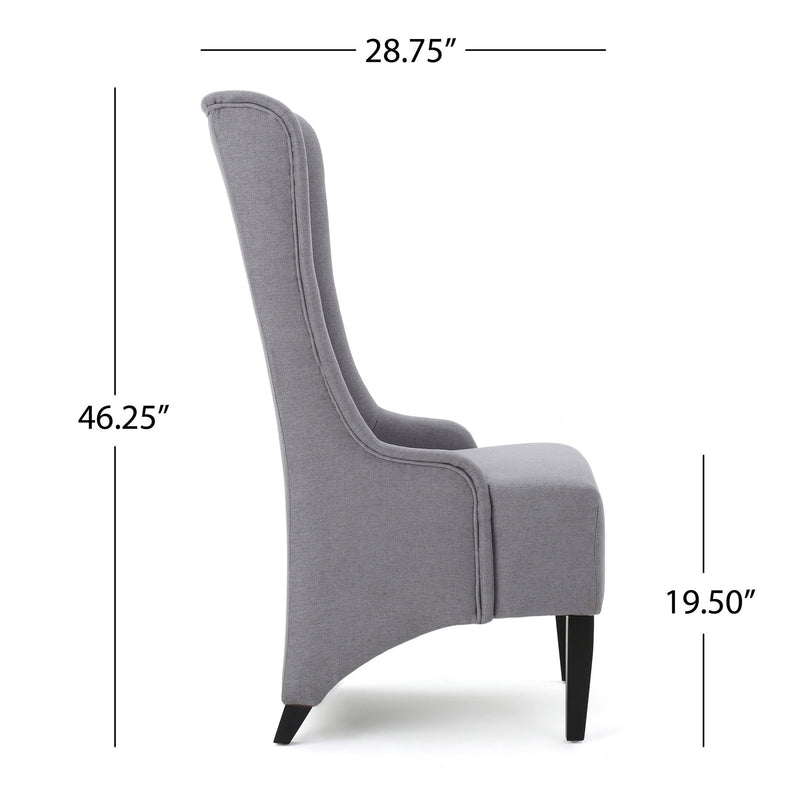 Alight - Upholstered Dining Chair With High Back And Birch Wood Legs (Set of 2)