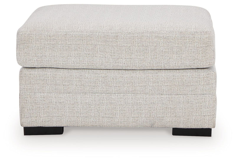 Koralynn - Oversized Accent Ottoman - Stone