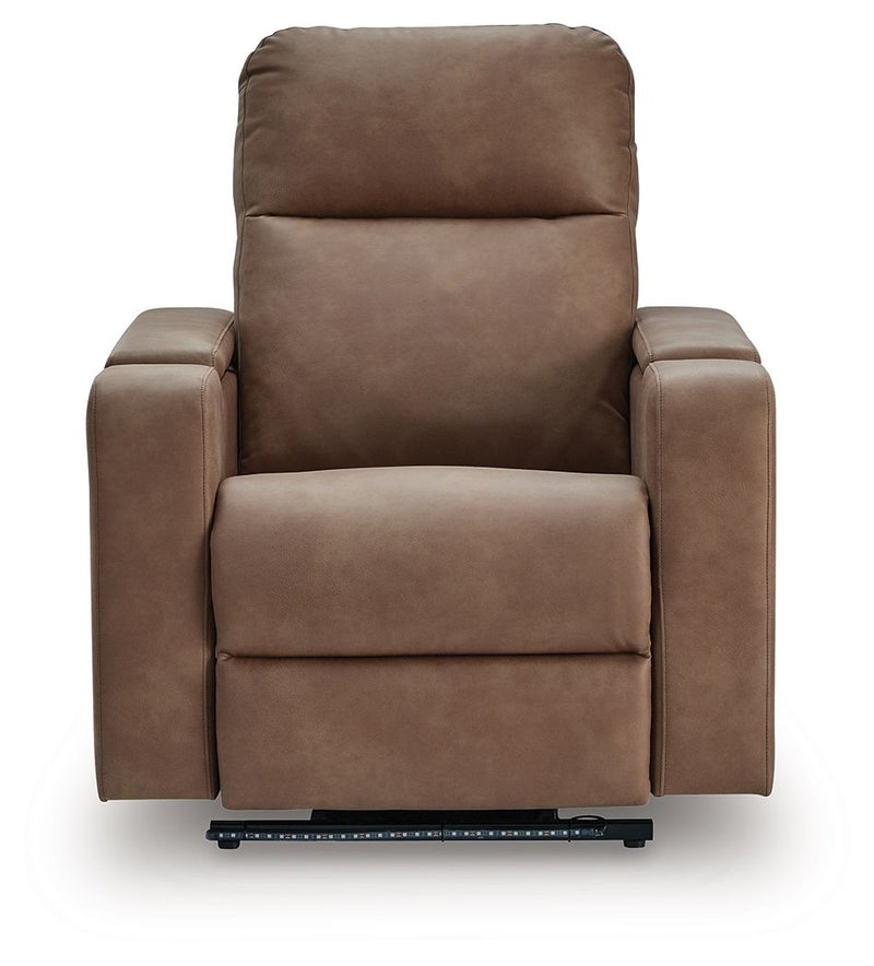 Lorrenton - Glider Power Recliner With Audio System - Caramel