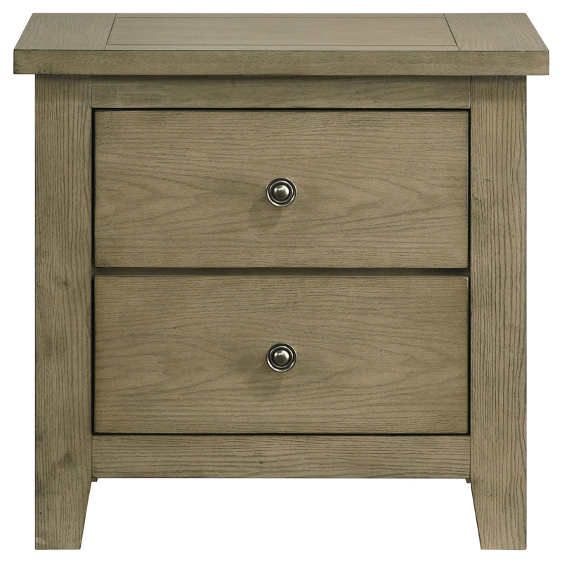 Pelton - 2 Drawer Nightstand - Oak
