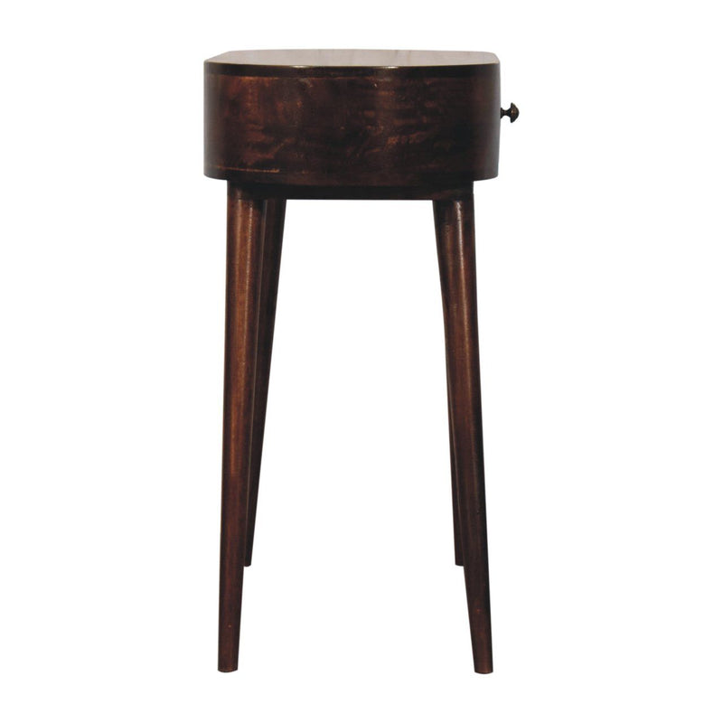 Rounded Wood Table
