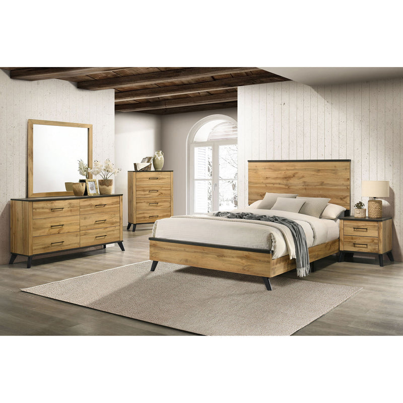Georgina - 4 Drawer Bedroom Chest - Natural Wood