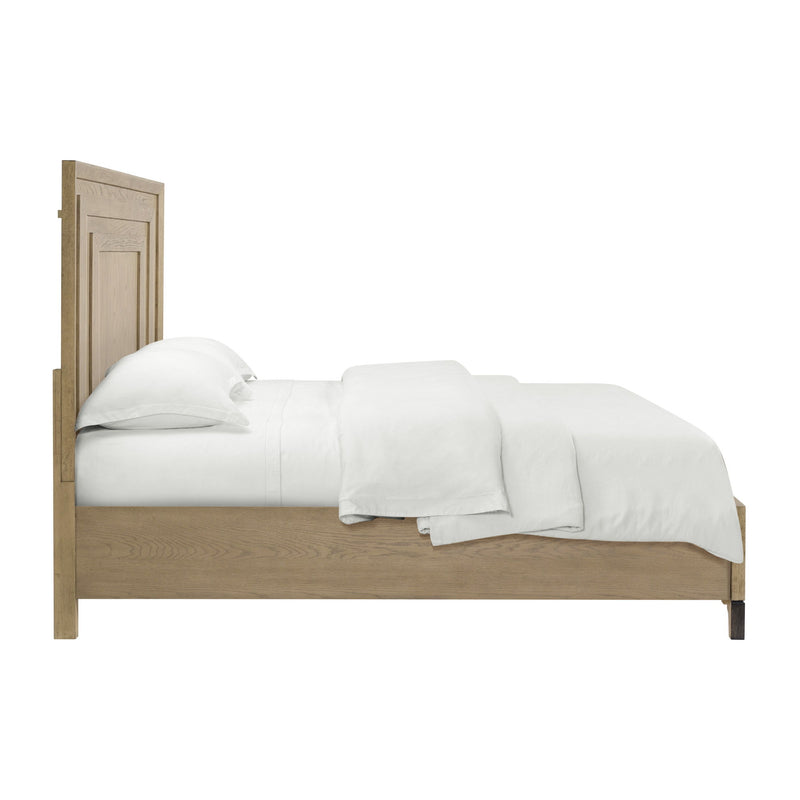 King Panel Bed - Brown