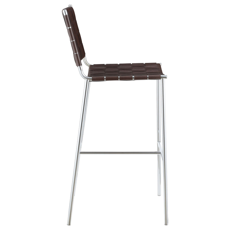 Langton - Upholstered Bar Chair - Brown