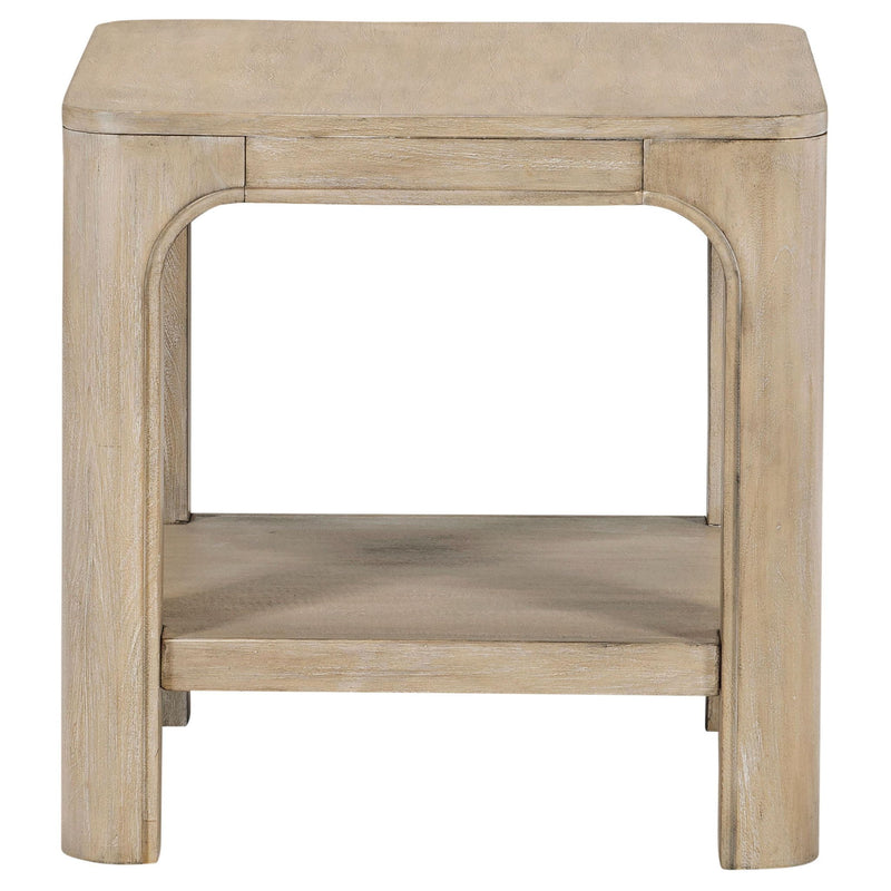 Solano 2-piece Square Coffee Table Set Weathered Mango