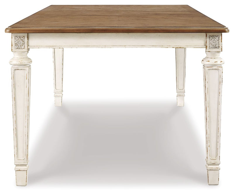Realyn - Rectangular Dining Room Extension Table - Chipped White