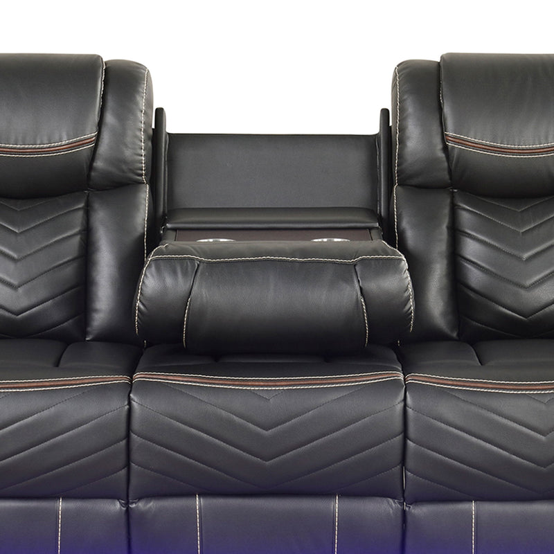 Challenger - LED Power Recliner Sofa