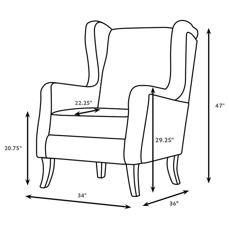 Elmbrook 3-piece Upholstered Rolled Arm Sofa Set Brown