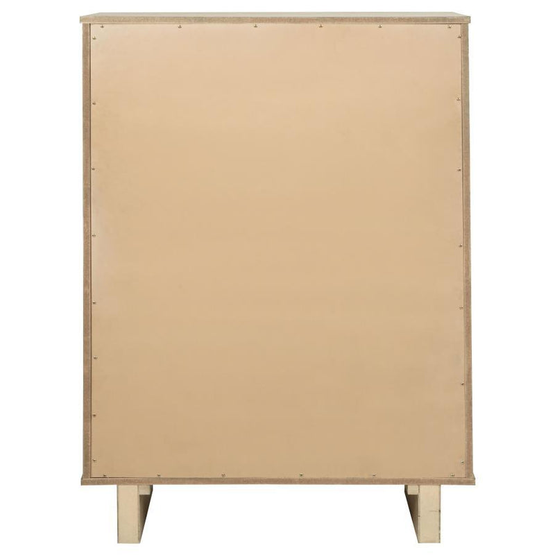 Kailani - 5-Drawer Bedroom Chest Of Drawers - Beige Oak