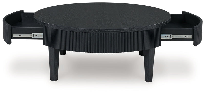 Marstream - Round Cocktail Table - Black