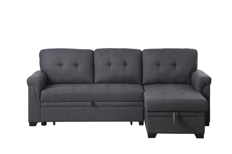 Lucca - Reversible Sleeper Sectional Sofa With Storage Chaise