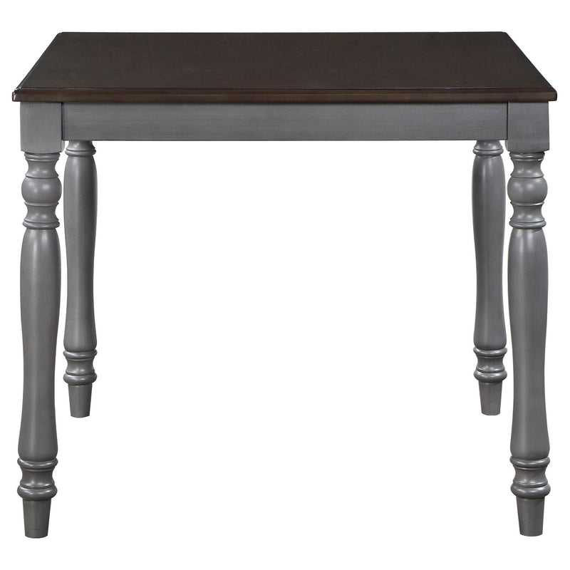 Wiley 5-piece Square Counter Height Dining Set Grey