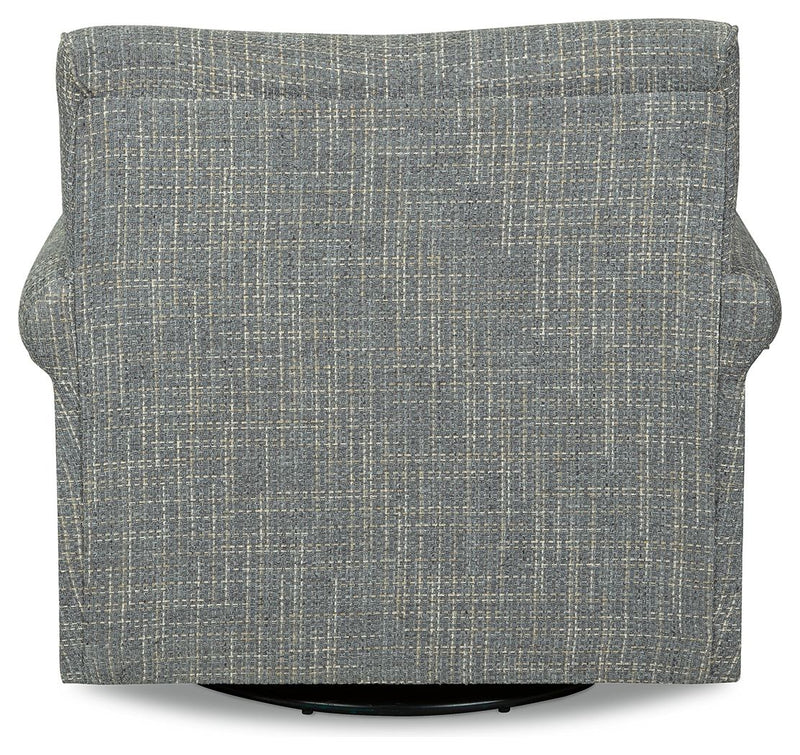 Renley - Swivel Glider Accent Chair - Ash