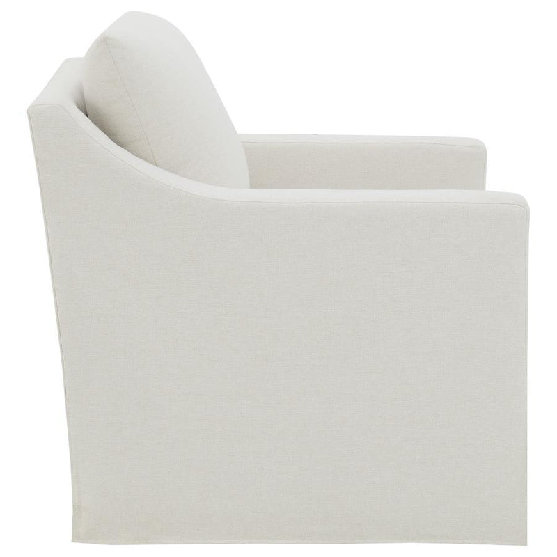 Winter - Upholstered Sloped Arm Accent Swivel Chair
