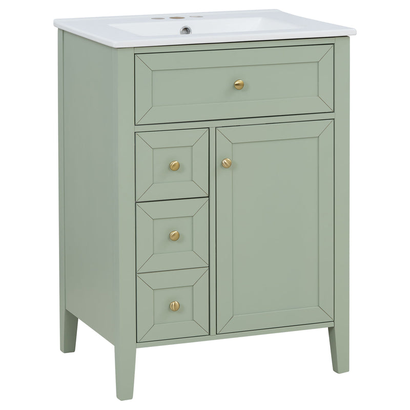 Bathroom Vanity With Sink, Soft Closing Cabinet