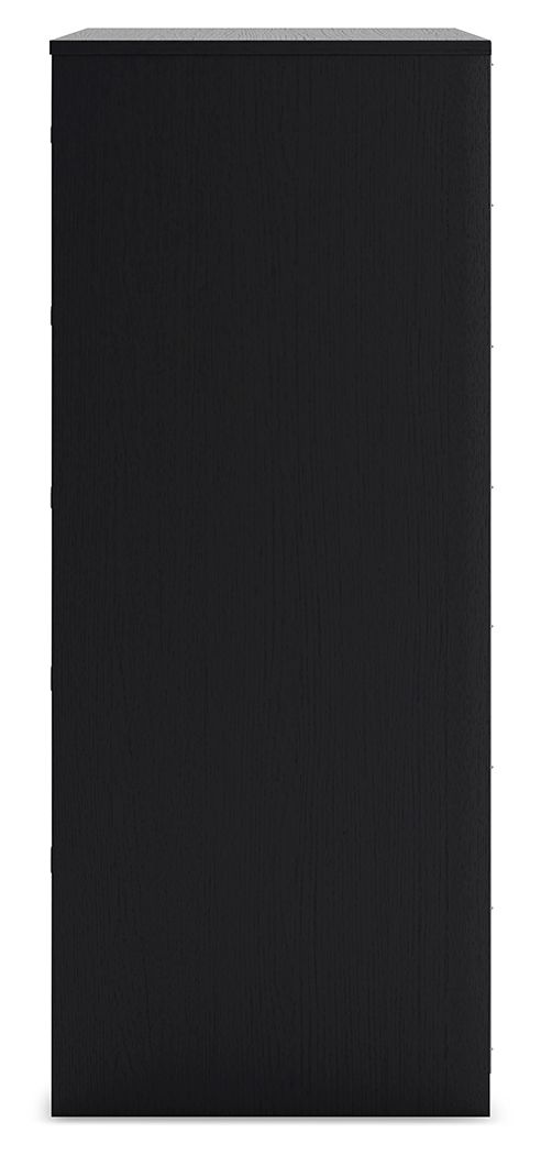 Finch - Five Drawer Chest - 46" Height - Black