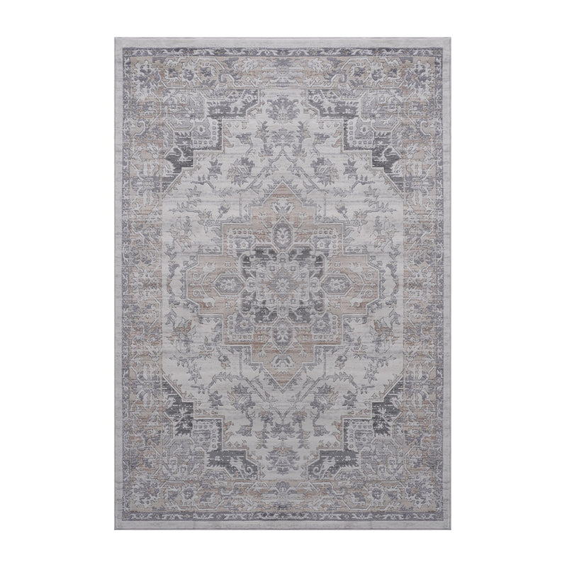 Marfi - 8' X 10' Oriental Area Rug - Ivory / Beige