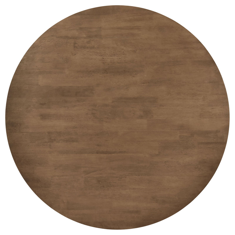 Guinea - Dining Table With Interlocking Base Design - Walnut