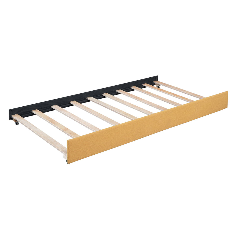 Upholstered Daybed, Sofa Bed Frame, No Box Spring Needed