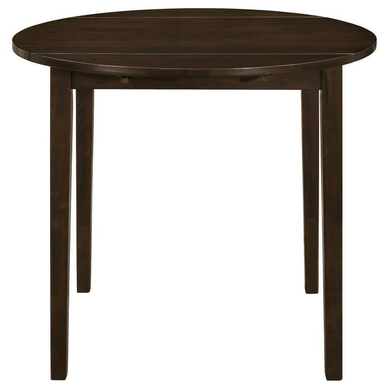 Bucknell - 3 Piece Round Drop Leaf Dining Table Set