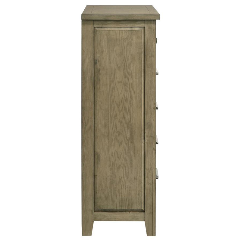 Hazlewood - 5-Drawer Bedroom Chest Of Drawers - Vineyard Oak