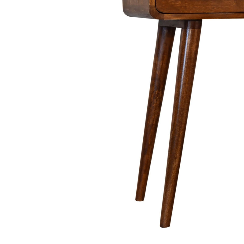 Mini Console Table - Chestnut