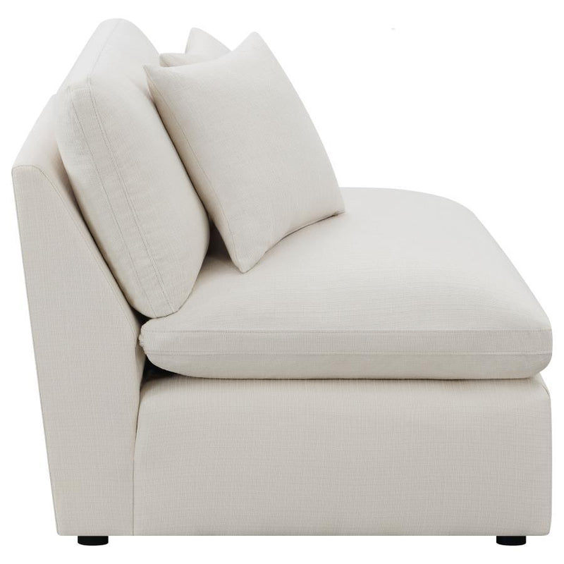Hobson - Upholstered Armless Chair - Ivory