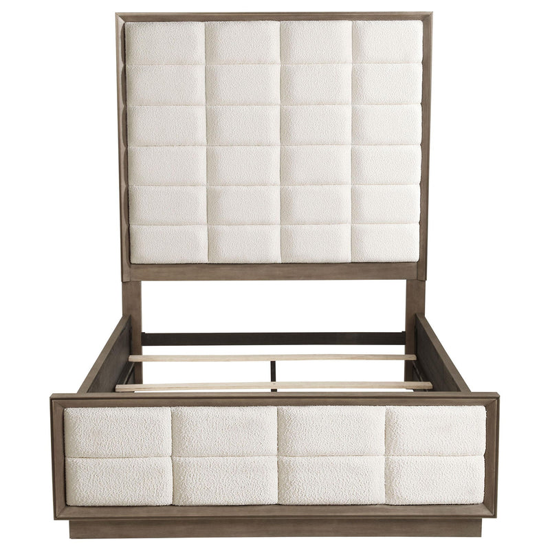 Durango 80-inch Queen Panel Bed Taupe Oak