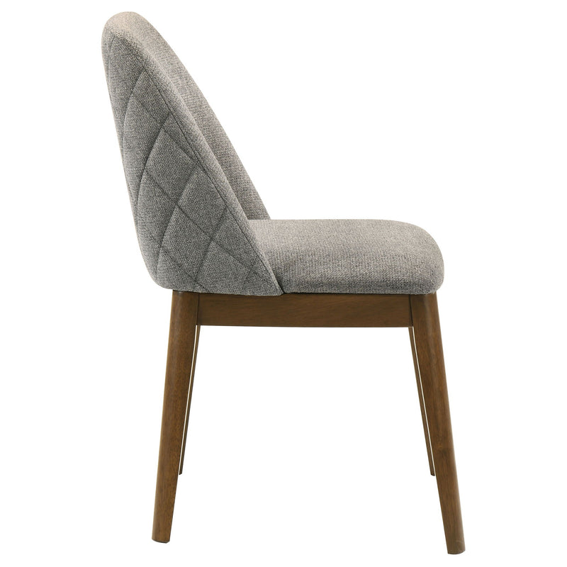 Hutchins - Dining Side Chair (Set of 2) - Gray / Brown