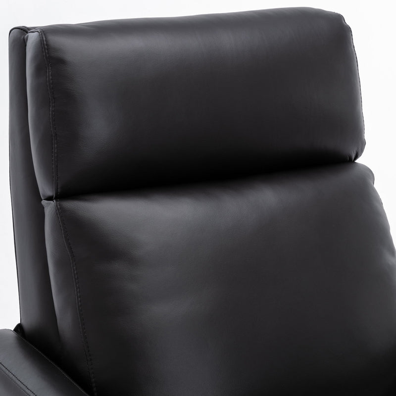 Richland - Push Back Recliner Chair - Black