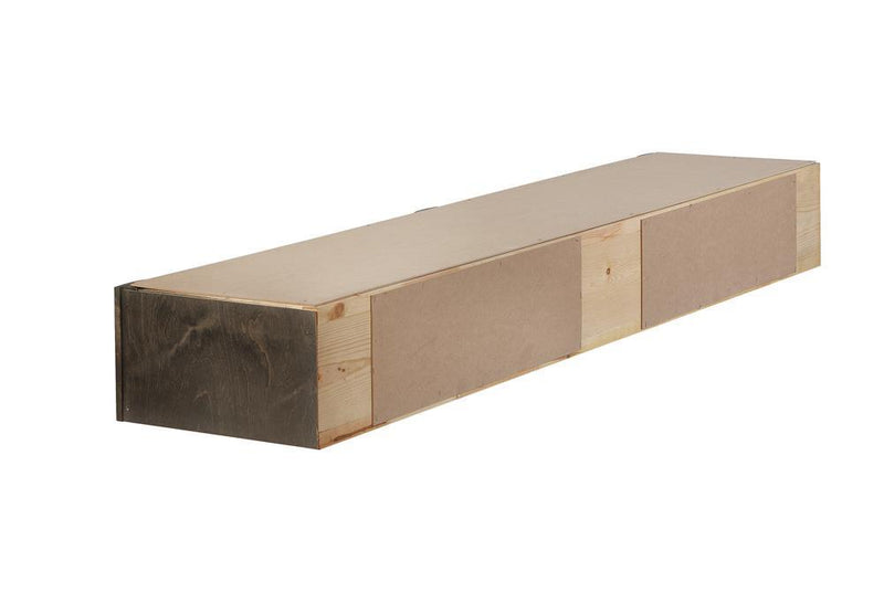 Wrangle Hill 2-drawer Wood Under Bed Storage Gun Smoke