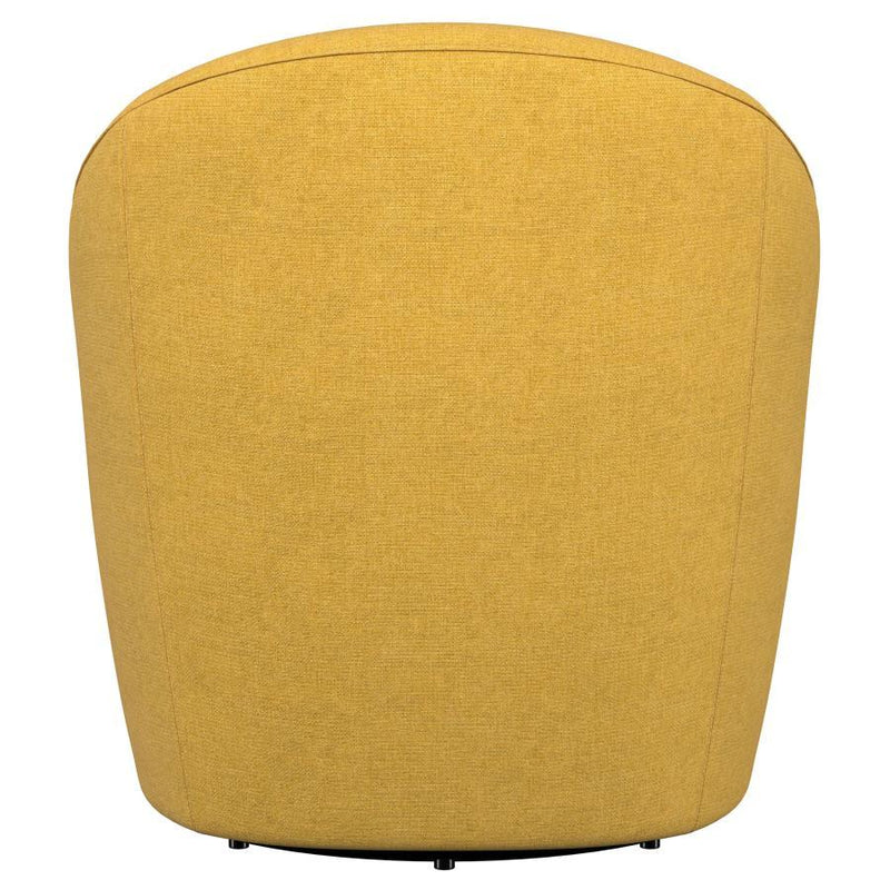 Leon - Upholstered Barrel Accent Swivel Chair