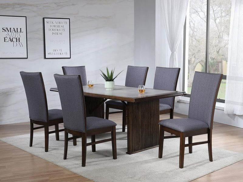 Sherwood - Upholstered Dining Side Chair (Set of 2) - Gray