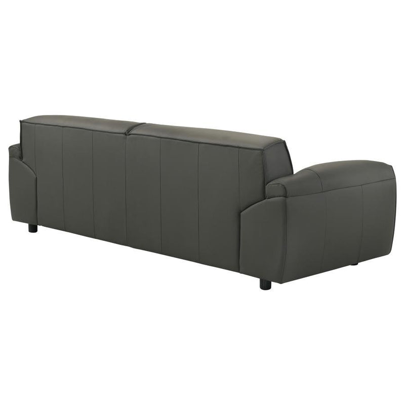 Buxton - Top Grain Leather Upholstered Sofa