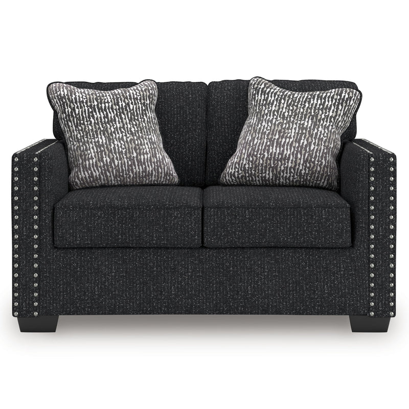Jasmine Peaks - Loveseat - Coal