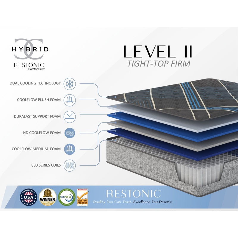 Comfort Care - 14" Hybrid Mattress With Firm Comfort