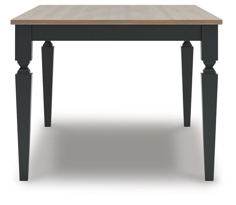 Brenkerton - Rectangular Dining Room Table - Grayish Brown / Black