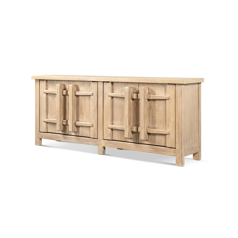 Rowan - 4 Door Sideboard Cabinet - Natural
