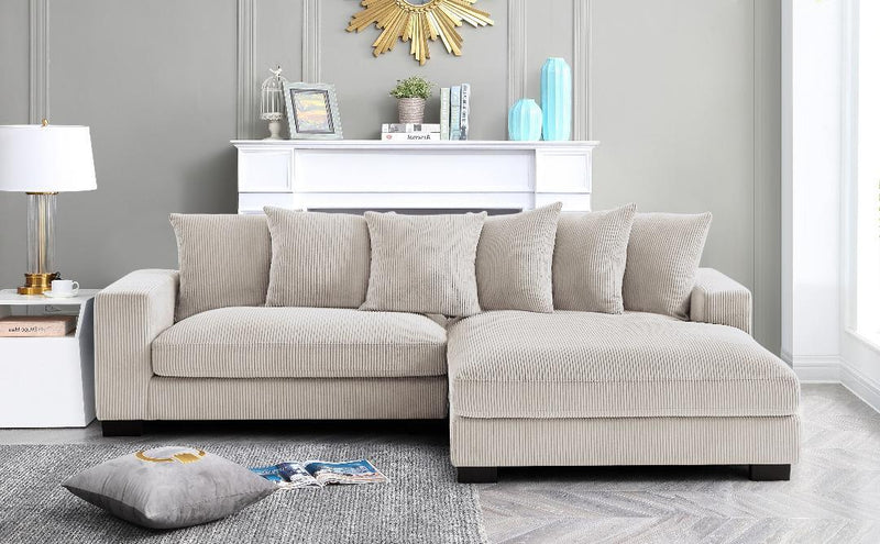 Luxe - Oversized 2 Piece Sectional Couches For Living Room, L Shaped Sofa With Chaise