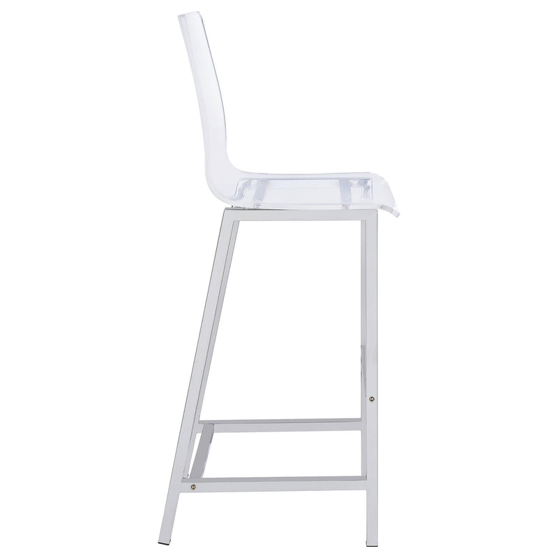 Bar Stools (Set of 2) - Clear