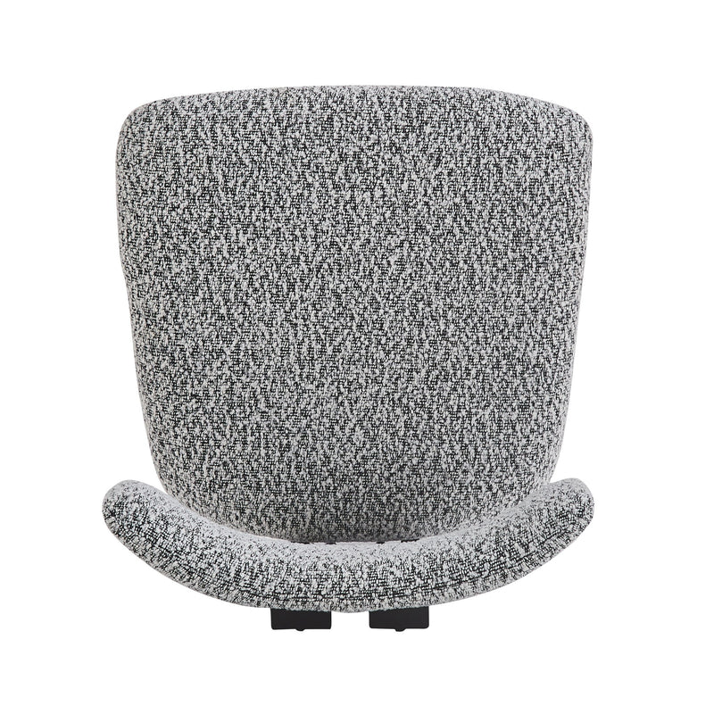 Modern Upholstered Armless Dining Chairs With Metal Legs