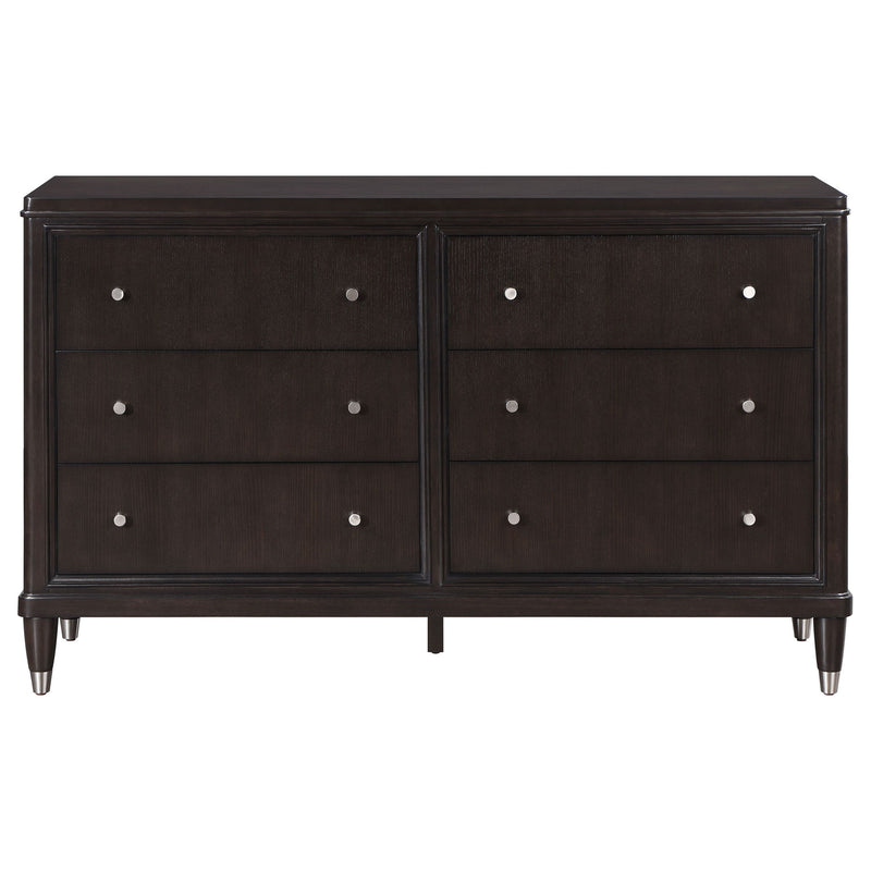 Niguel - 6 Drawer Dresser - Brown