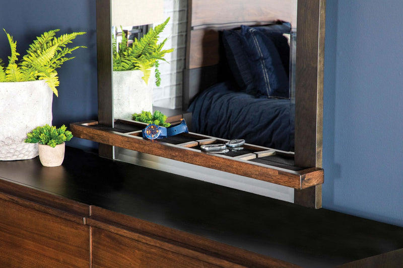 Azalia Dresser Mirror Walnut