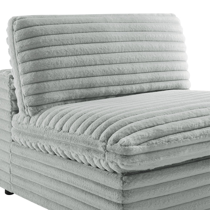 Jenny - Armless Slipper Chair - Gray