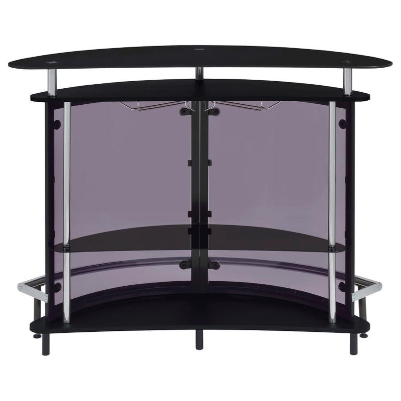 Amarillo - Freestanding Glass Top Home Bar Wine Cabinet