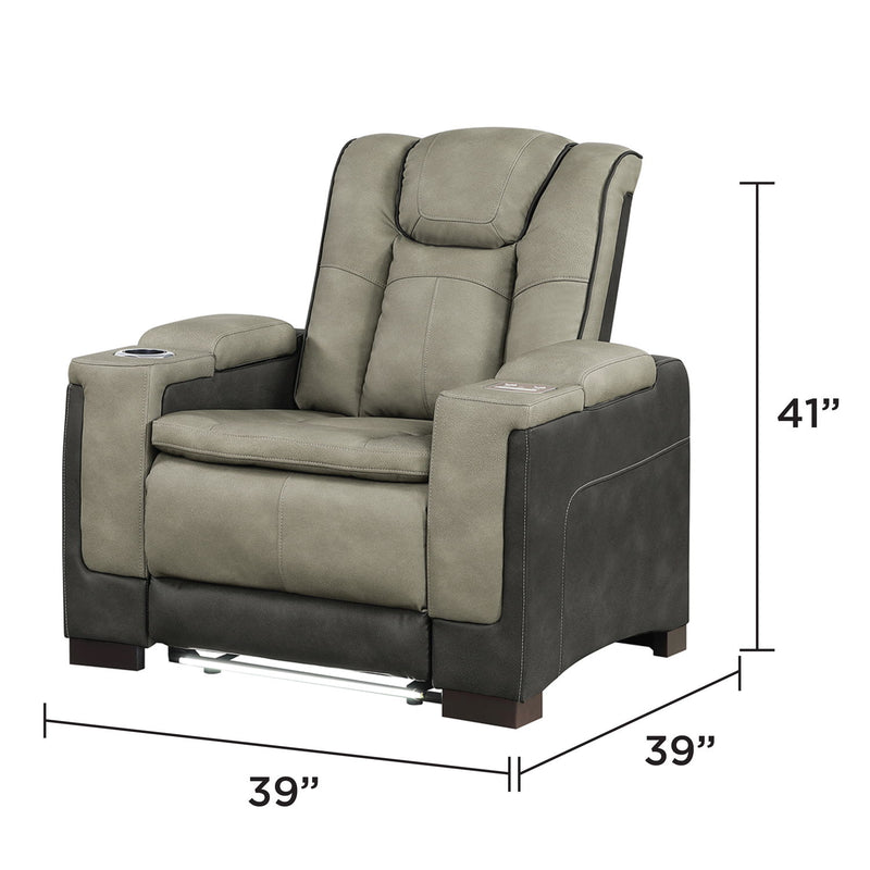 Bruno - Power Recliner Chair With LED Lighting