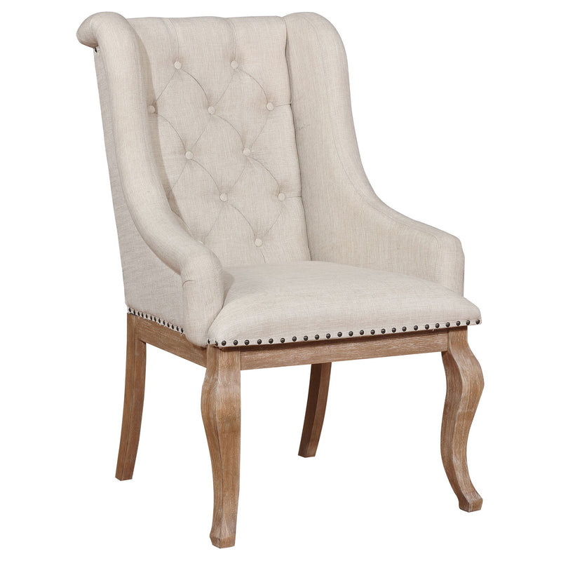 Fremont - Upholstered Dining With Button Tufted (Set of 2) - Brown